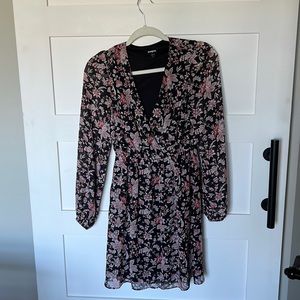 Cute Fall Long Sleeve Dress express XS